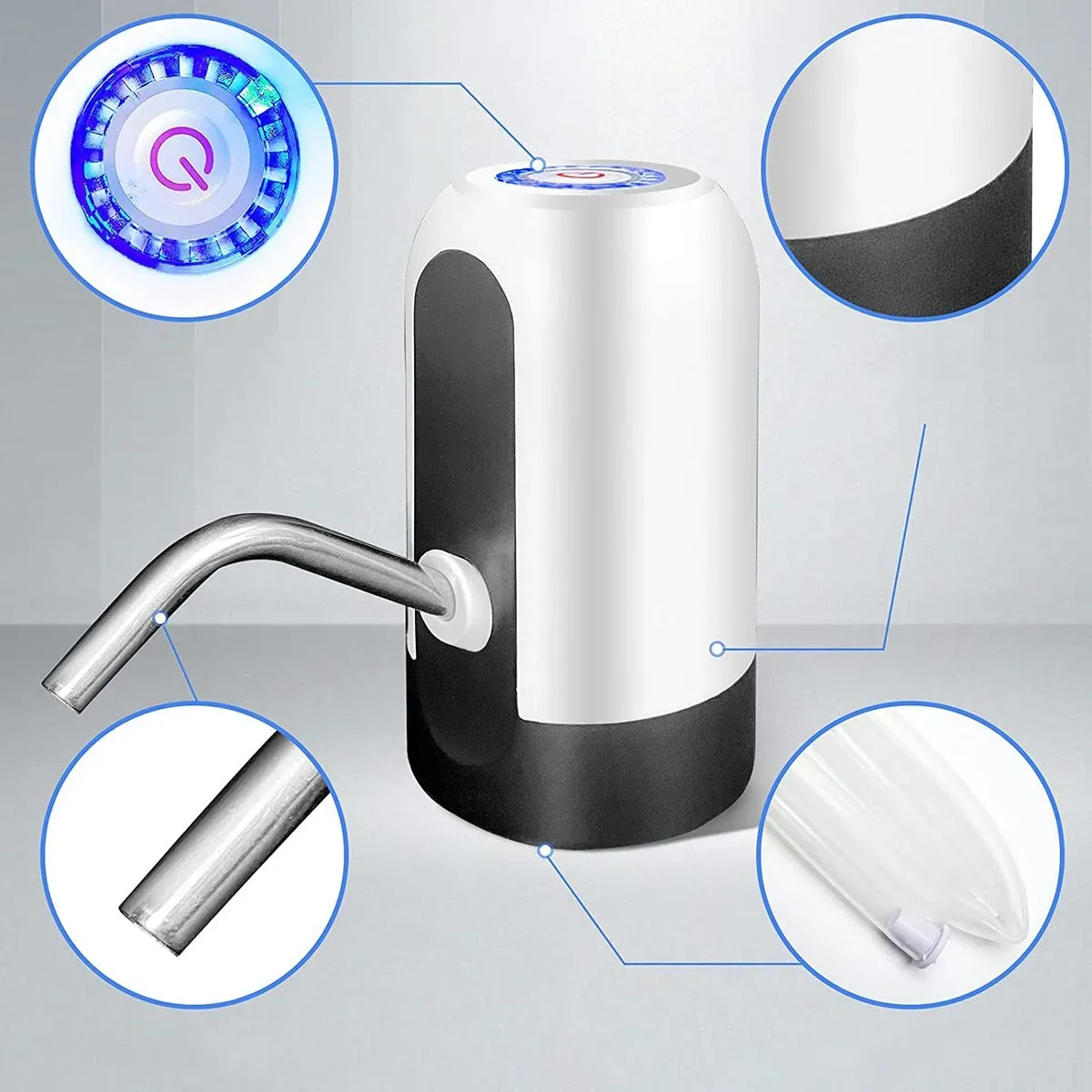 HydroPump електрическа USB помпа за бутилки с вода